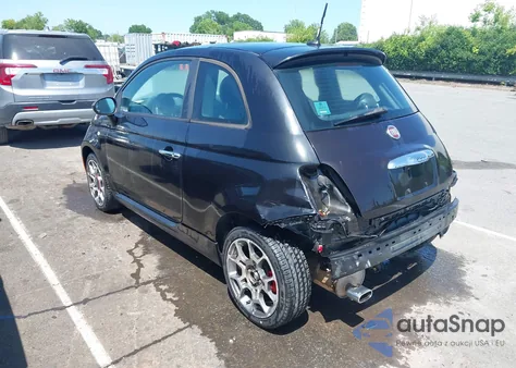 2012 Fiat 500 Sport from USA, damaged, VIN 3C3CFFBR5CT115523
